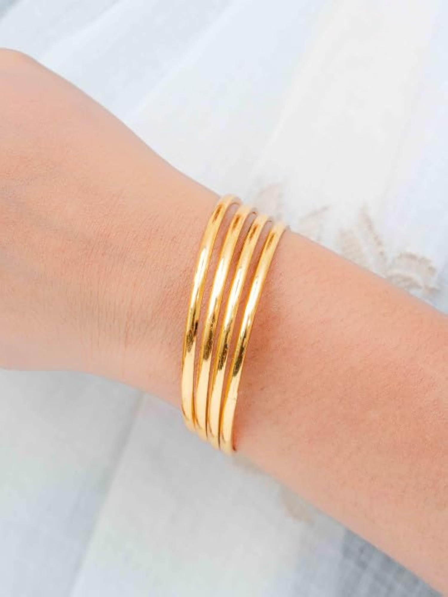 Traditional Plated Bangles Set, Classic Ethnic Jewellery for Everyday Elegance