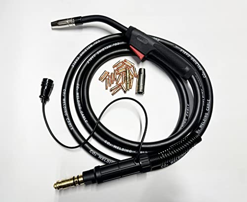 Image of 180A Mig Welding Gun Fits Titanium Unlimited 200 /170 / 140 Professional MP Welders (10FT WITH 22PK .023 KIT)