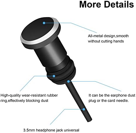 Fuyamp 139 Pcs Mobile Phone Dustproof Stickers Kit, Mesh Speaker Sticker Anti-dust Net Speaker Sticker Type C Port Cap Cover Headphone Dust Plugs Cable Protector for Mobile Speaker Charging Port