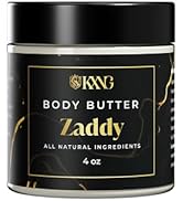 KXNG Cosmetics, Body Butter, Organic Skin Care for Men, Body Moisturizer Lotions and Creams, Raw ...