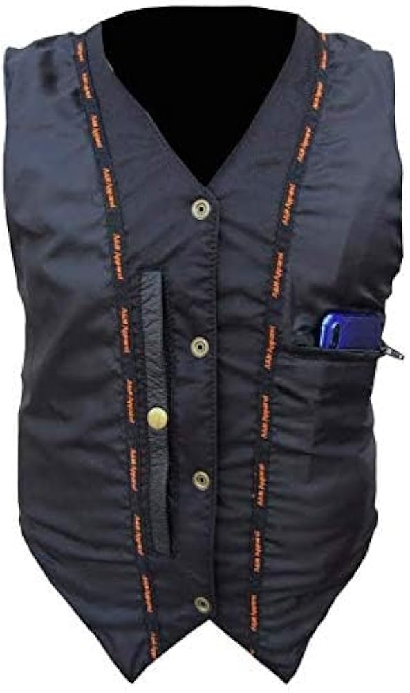 Gilet moto da donna in pelle Custom Bianco Lady - Sicstar Moto