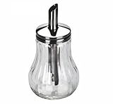 Farbe: transparent / silber IBILI Zuckerstreuer 250 ml, Glas, transparent/Silber, 8 x 8 x 15 cm