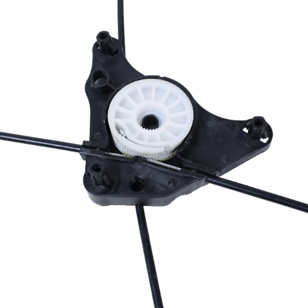 Front Left Driver Side Power Window Regulator Without Motor Replacement for Porsche Cayenne 2011-2018, Window Lift Regulator with Sound Package