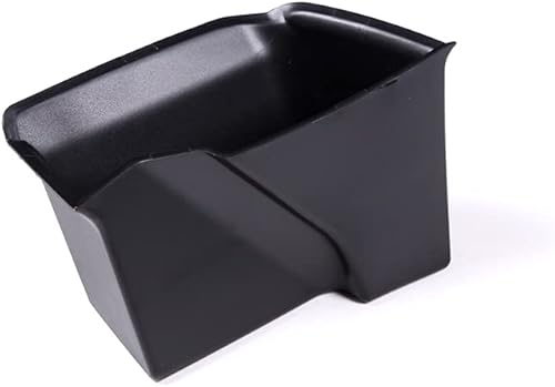 Caja de almacenamiento con asa de agarre para puerta lateral de automóvil, contenedor de teléfono, bandeja organizadora, caja de almacenamiento para