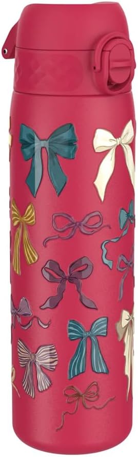 Ion8 - Paslanmaz Çelik İnce Suluk - Fiyonklar - 600 ml - Sızdırmaz