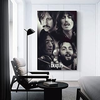 Poster de propagande The Beatles – Peinture décorative sur toile, affiches murales et image d’art – Décoration moderne… - Les Beatles, Paul McCartney, John Lennon, RIngo Starr, George Harrison Poster de propagande The Beatles - Peinture décorative sur toile, affiches murales et image d'art - Décoration moderne… – Image 3