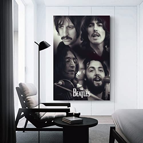 Poster de propagande The Beatles – Peinture décorative sur toile, affiches murales et image d’art – Décoration moderne… - Les Beatles, Paul McCartney, John Lennon, RIngo Starr, George Harrison Poster de propagande The Beatles - Peinture décorative sur toile, affiches murales et image d'art - Décoration moderne… – Image 4