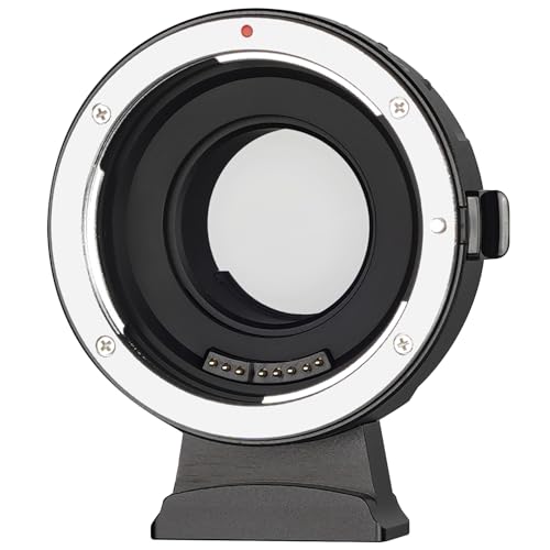 EF-M1 Auto-Focus Metal Lens Adapter Compatible for Canon EF Lenses to Iumix/oIympus/bmpcc Micro Four Thirds (M4/3) Cameras (MFT-Mount)