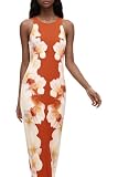 Prodotto in: Marocco Desigual Jasmine Vestito, Arancione, S Donna