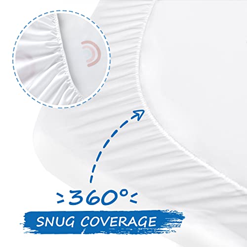 Crib Sheets Girl Crib Mattress Sheet Set (28 X 52 X 8 In) Fitted For Standard Crib Toddler Mattress Cover Soft & Breathable Boho Baby Crib Sheets Rainbow 2 Pack For Boys And Girls #TOP4