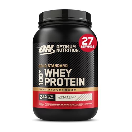 Optimum Nutrition Gold Standard 100% Whey Protein Powder, Cookies &