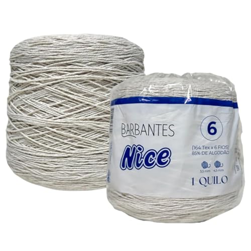 Barbante Premium Colorido Para Crochê Fio 6-1kg(CRU)