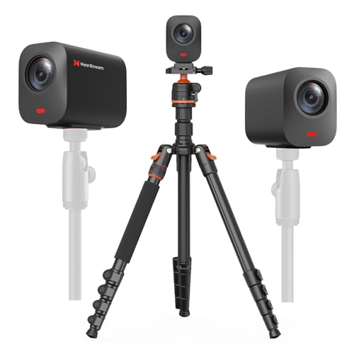 NearStream VM33 3-Pack 2K Wireless Streaming Camera Kit with Tripod, 40X Hybrid Zoom Multi-Camera Bundle for Podcast, Church, Interview & Live Streaming