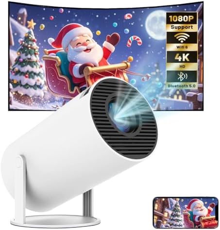Proyector Portatil - Mini Proyector 4k Mini Proyector 200 ANSI, W...