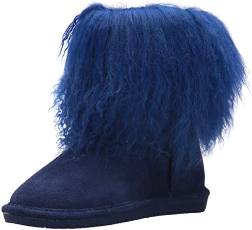 BEARPAW girls Youth Fashion Boot, Cobalt/Blue, 13 Big Kid US