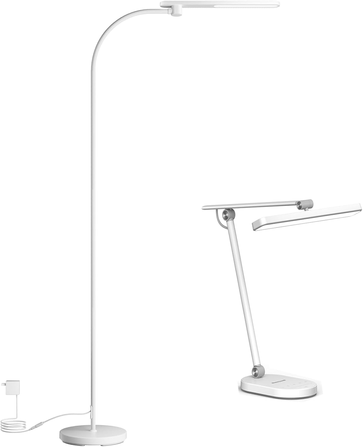 Honeywell F4 LED Floor Lamp+ H4 Desk Lamp for Home Office