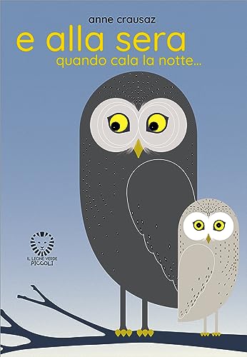 E alla sera quando cala la notte… – Libro illustrato cartonato, natura di notte, rituali serali, animali e bambini