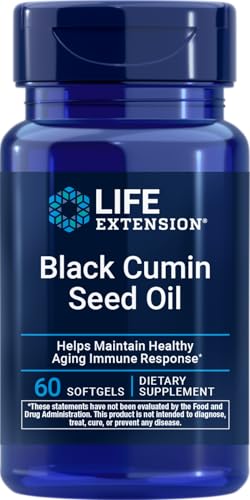 Life Extension Black Cumin Seed Oil, 60 softgels (Pack of 2)