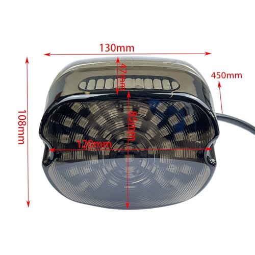 Feu de freinage moto pour Softail avec stop intégré
