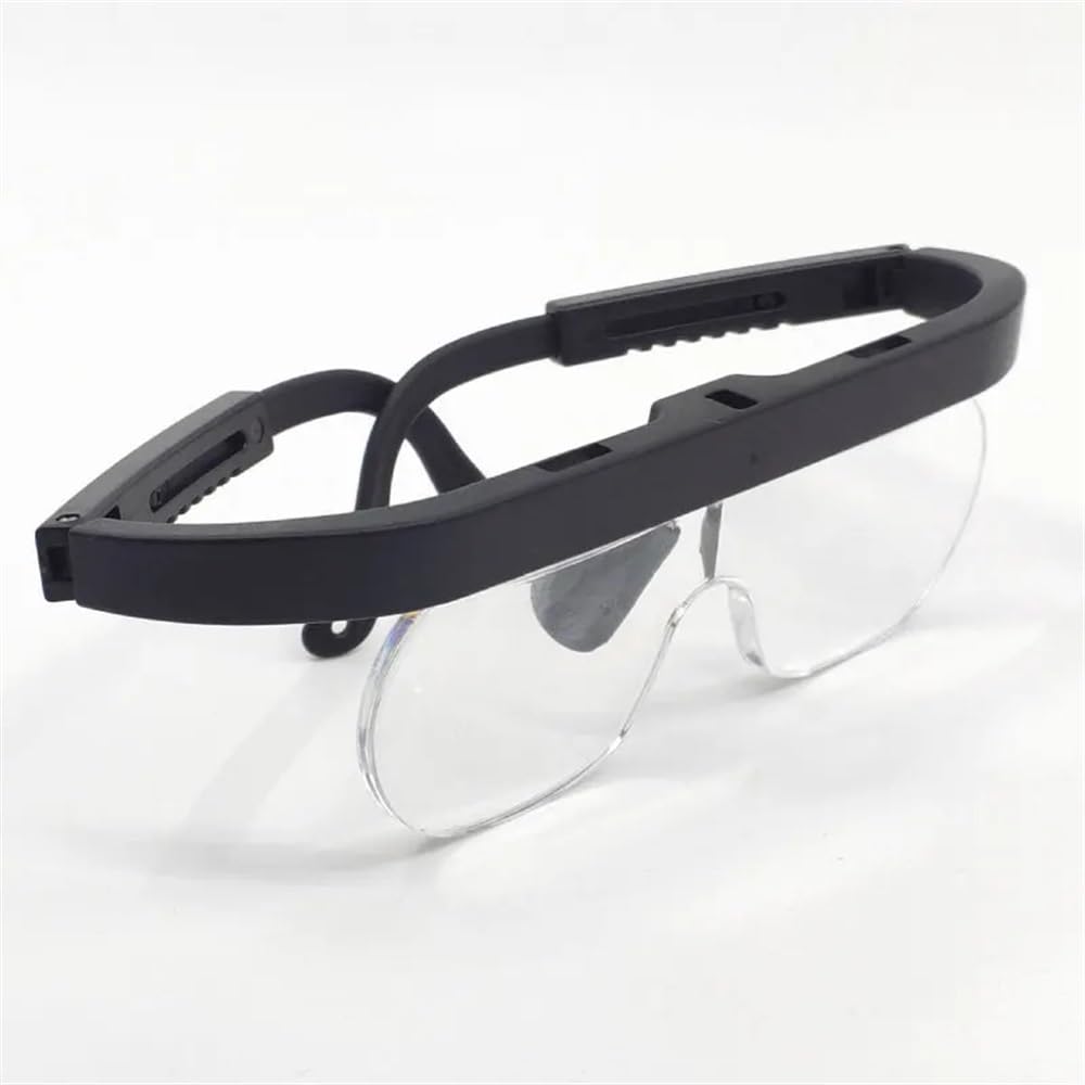 Microscope Observation 1.5X 2.5X 3.5X Portable Magnifier Loupe Headband Eyeglasses Reading Magnifying