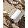 Self Heating Coffee Mug,10oz Heated Mug with Warmer,Smart Temperature Cup from 100-149F,Keep Beverages Warm & Self Stirring,White