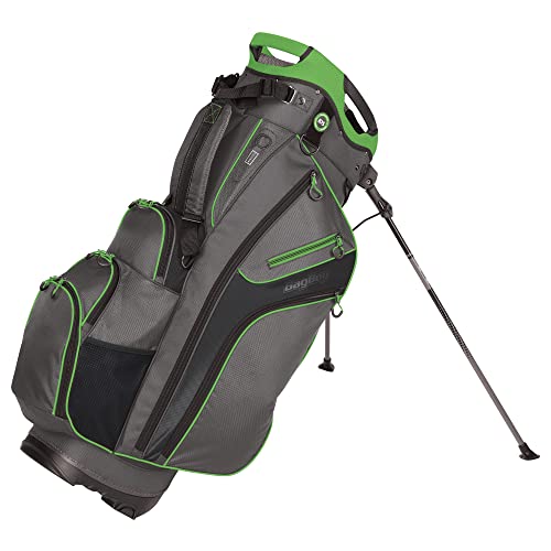 Bag Boy Chiller Hybrid Stand Bag, Charcoal/Lime/Black #TOP25