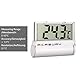 Measury Aquarium Thermometer Digital zum Kleben, Aquarien Thermometer für Süßwasser und Meerwasser TM11