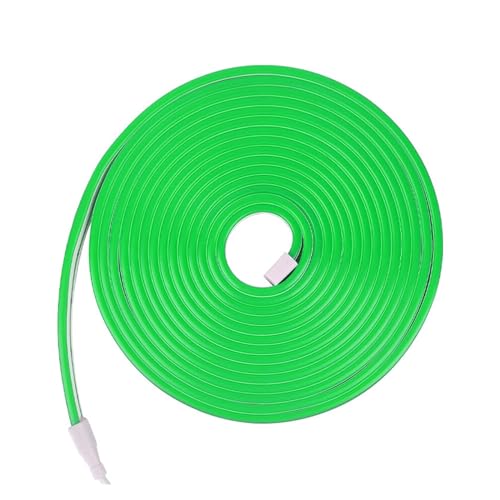 Cinta LED flexible 5m 12V color verde impermeable miniatura 1