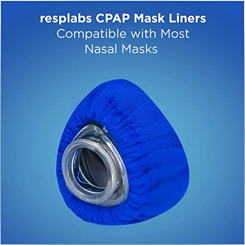 Image of resplabs CPAP Mask Liners - Compatible with ResMed AirFit N20 Nasal Mask - Reusable, Washable Comfort Covers - 4 Pack (One Size Fits All)