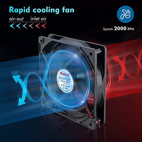 Wathai 120mm x 25mm Brushless DC Cooler Case Cooling Fan 12V 2Pin