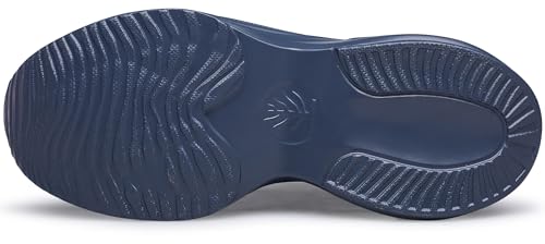 Image of DOUSSPRT Womens Walking Shoes Sock Casual Ladies Fashion Sneakers Comfortable Slip On Air Cushion Platform DarkBlue 9.5