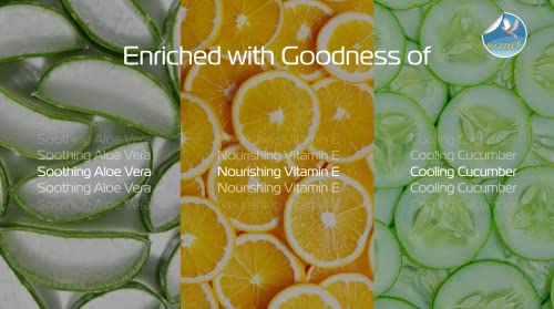 Glider Facial Wipes Enriched with Aloe Vera, Cucumber & Vitamin E | All Types Skin Friendly & pH Balanced | Alcohol & Paraben Free | Moisturizes, Refreshes & Soothes Skin, 25... - Image 4
