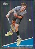 Tennis Trading Card Tennis 2021 Topps Chrome #10 Alexander Bublik NM Near Mint