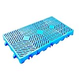 Excelente Ventilación y Control de la Humedad: Su innovador diseño de rejilla diagonal garantiza una ventilación y un drenaje óptimos. Esto mantiene los artículos almacenados secos y bien ventilados, lo que los convierte en ideales para el almacenamiento en sótanos o en exteriores, donde previenen daños por agua y humedad.