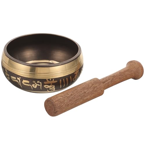 Cuenco tibetano de sonido agradable y fácil de tocar para mindfulness