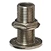 Groco NPS NPT Combo Stainless Steel Thru-Hull Fitting w/Nut (Size: 1-1/4")