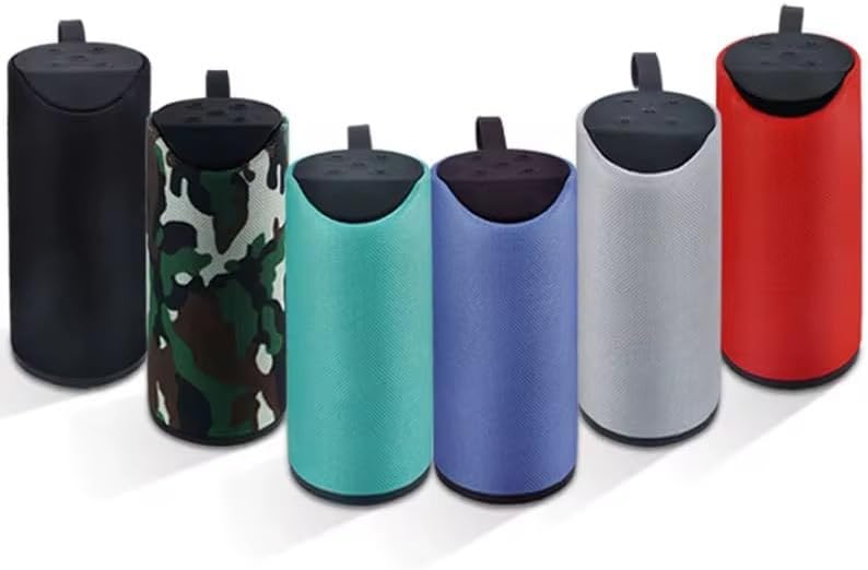 - Portable Bluetooth Speaker, Wireless Cylindrical Design