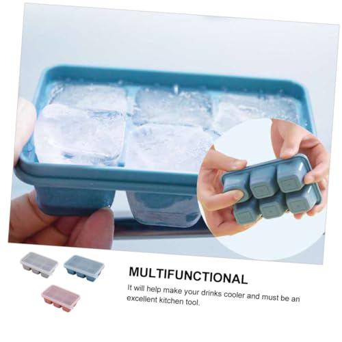 Moldes para hielo rectangulares con tapa 3 piezas miniatura 7