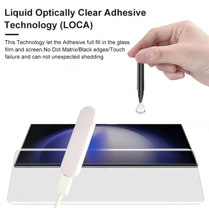 Image of Diruite UV Tempered Glass for Motorola Edge 40 - Premium 9H Hardness, Full Edge-to-Edge Coverage, Crystal HD Clarity, UV Glue with Easy Installation Kit (Pack of 1)
