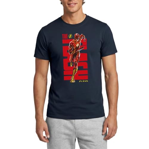 T-shirt Flash logo rouge imprimé haute définition Spreadshirt pour homme