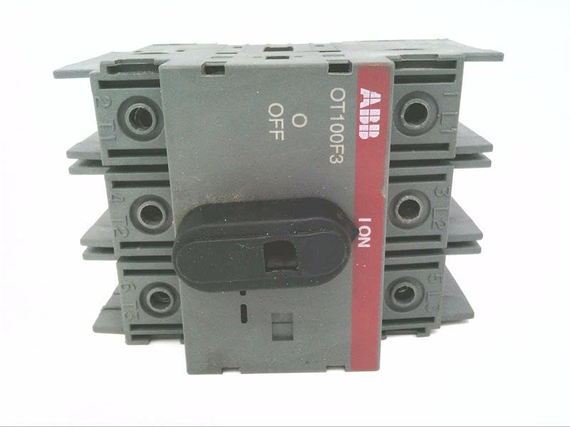 ABB OT100F3 Disconnect Switch, 600 VAC, 50 hp, 100 A, 3 Poles