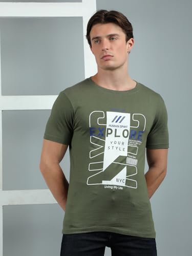 Image of Dollar Pack of 2 Cotton Printed Men Tshirt