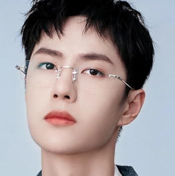 ブルーライトカット メタルリムレスメガネ メガネフレーム GLASSBiz 8115 C-23 ハーフリム メタル シルバー