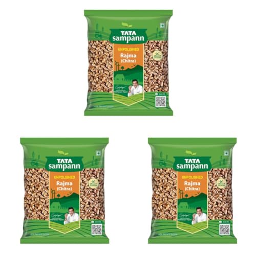 Image of Tata Sampann Unpolished Rajma, 500g (Pack of 3)