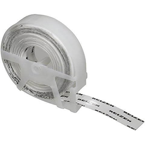 Reizen Clear Vinyl Labeling Tape -3 Rolls, .375 inch Wide,3/8" X 144" Cover