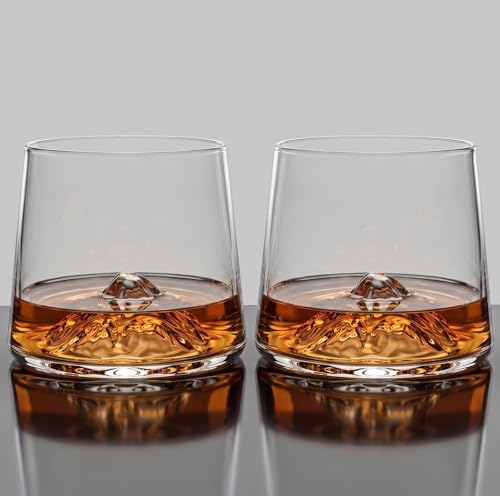 Image of Car-O-Bar Bar Set with Glasses Gift Set | 12 Pieces Bartender Kit:Cocktail Shaker, Bar Spoon, Jigger, Muddler, Strainer, Wine & Beer Bottle Opener, 2 Pour Spouts, Tong, Set of 2 Whiskey Glasses