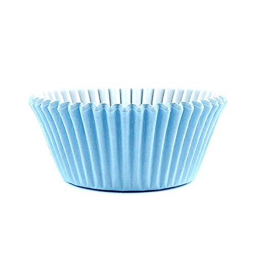 Xlloest Blu chiaro Scatole per cupcake in carta