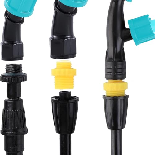 Image of HASTHIP 3Pcs Garden Sprayer Nozzle, Agricultural Sprayer Nozzles, Multi-Porous Garden Spray Pump-Outdoor Water Spray Nozzle for Plants, Gardening Sprayer Accessories