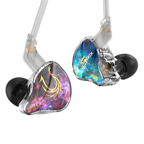 keephifi KBEAR �t�F�j�b�N�X �C���C���[���j�^�[ �C���z�� �L���Q�[�~���O�C���z�� 10MM DD+PET IEM�A�����s�[�X�v���O�C���C���[�w�b�h�z�� �X�e���IHiFi�C���[���j�^�[ �V���K�[�~���[�W�V�����A�I�[�f�B�I�t�@������