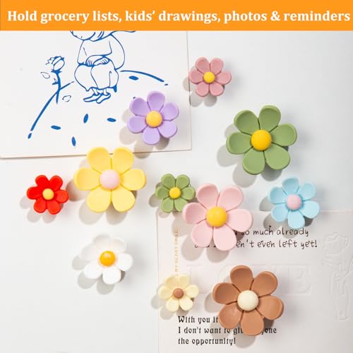 30 imanes decorativos florales para nevera miniatura 4